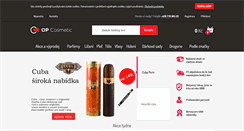 Desktop Screenshot of op-cosmetic.cz