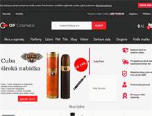Tablet Screenshot of op-cosmetic.cz
